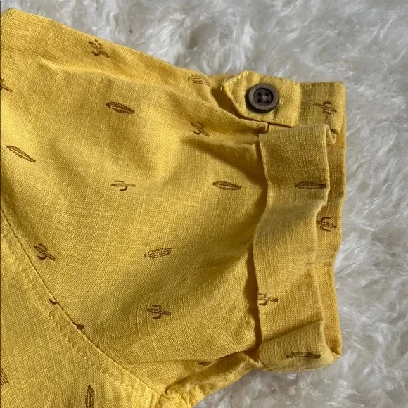 NWOT - Yellow Boys Botton Down Shirt - Picture 3 of 6